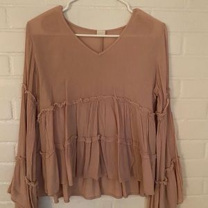 Flowy Pink Blouse